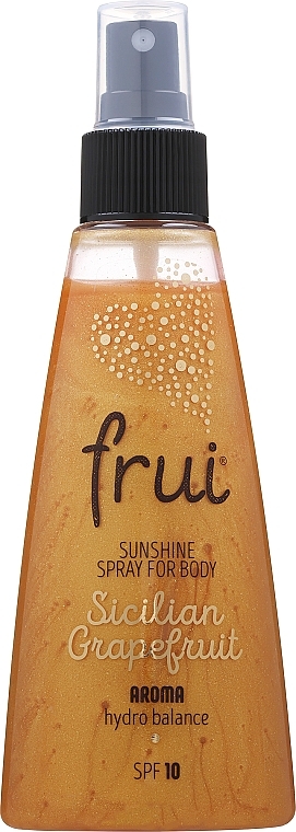 Сяйний арома-спрей зі зволоженням "Сицилійський грейпфрут" - Frui Sunshine Spray For Body Sicilian Grapefruit