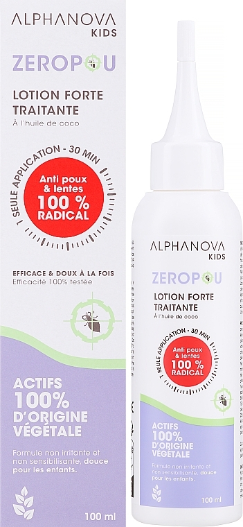 Лосьйон для волосся від вошей - Alphanova Kids Treatment Lotion — фото N2