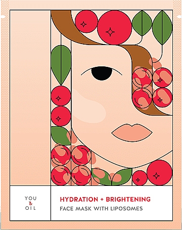 Увлажняющая осветляющая маска для лица - You & Oil Hydration & Brightening Face Mask With Liposomes — фото N1