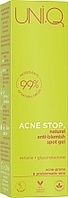 Гель локальный против воспалений - UNI.Q Acne Stop Natural Anti-Blemish Spot Gel — фото N2
