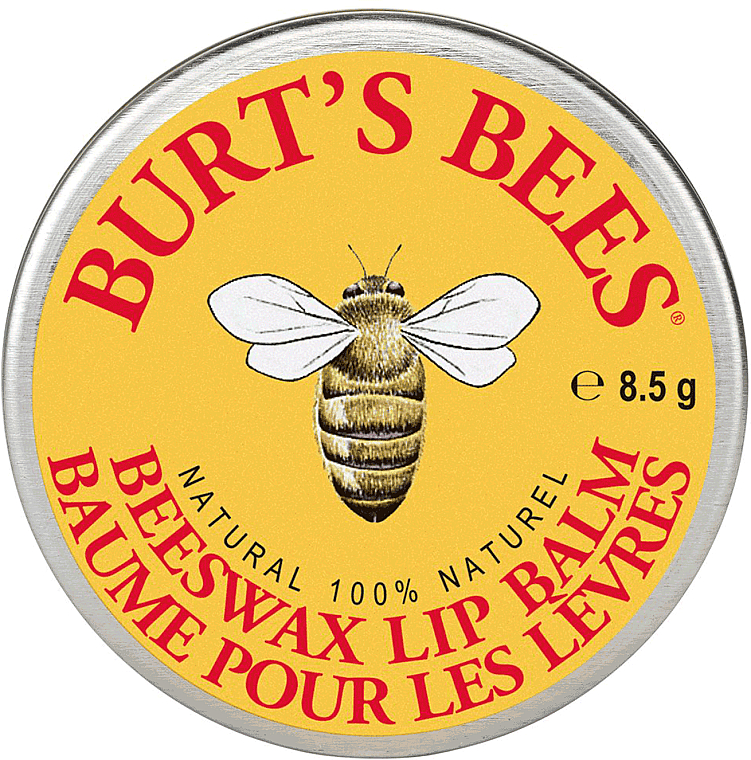 Бальзам для губ із бджолиним воском, у бляшаній коробці - Burt's Bees Beeswax Lip Balm Tin — фото N1