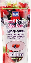 Скраб-сіль для тіла з екстрактом полуниці та шовковиці - Yoko Mixed Berry Spa Salt — фото N3