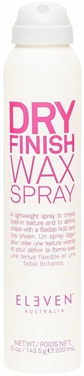 Сухий віск-спрей для волосся - Eleven Australia Dry Finish Wax Spray — фото N1