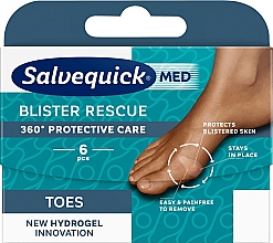 Духи, Парфюмерия, косметика Пластырь для ног - Salvequick Med Blister Rescue Toes