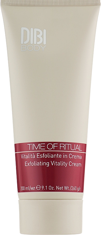Ревіталізувальний скраб-крем для тіла - DIBI Milano Time Of Ritual Exfoliating Vitality Cream — фото N1
