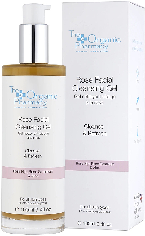 Очищающий гель для лица - The Organic Pharmacy Rose Facial Cleansing Gel — фото N1