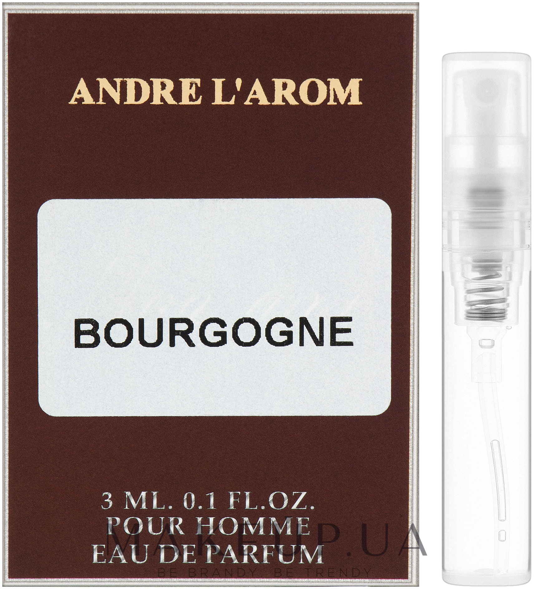 Andre L`Arom Eau De Parfum "Bourgogne" - Парфумована вода (пробник) — фото 3ml