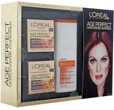 Духи, Парфюмерия, косметика Набор - L'Oreal Paris Age Perfect 50+ Set (f/cr/50ml + f/cr/50ml + f/milk/200ml)