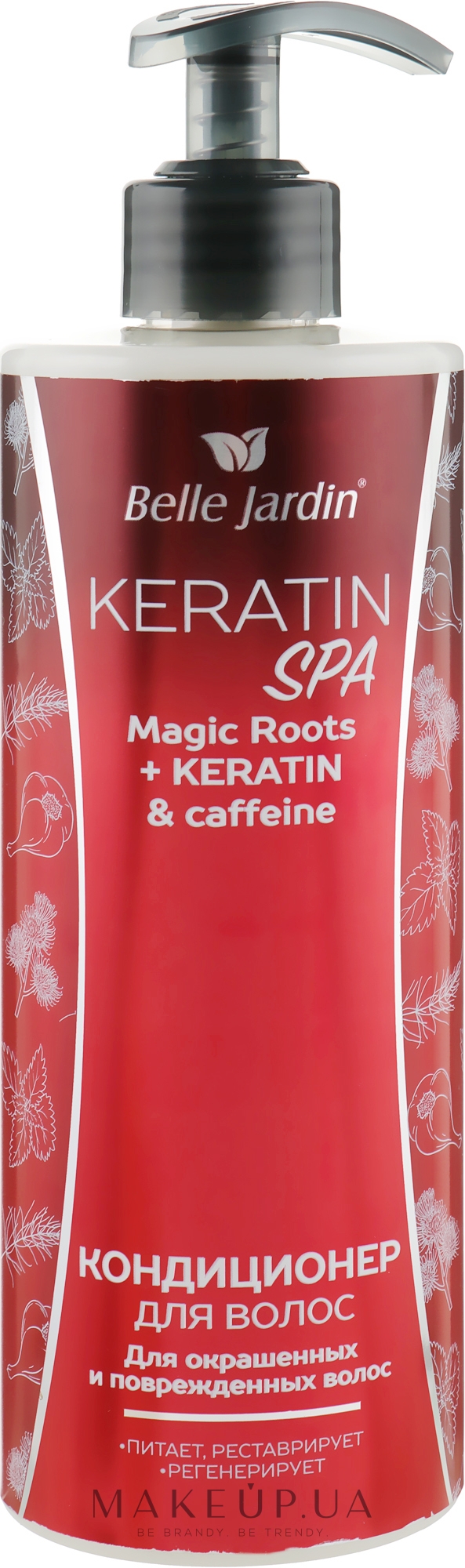 Кондиционер для окрашенных и поврежденных волос - Belle Jardin Keratin SPA Magic Roots + Keratin & Caffeine — фото 500ml
