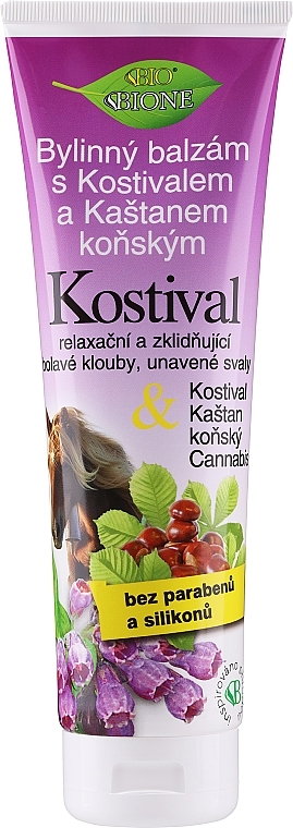 Бальзам для ног - Bione Cosmetics Cannabis Kostival Herbal Ointment with Horse Chestnut