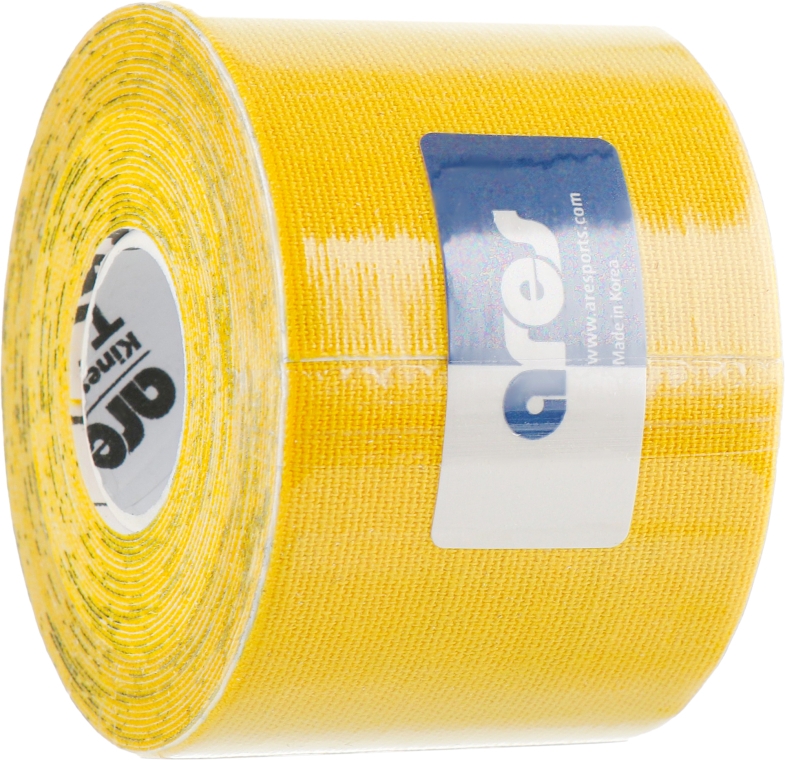 Кінезіо тейп "Yellow" - Ares Kinesio Tape Standart — фото N2