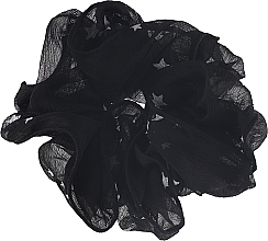 Парфумерія, косметика Резинка для волосся P27148-3, d-13,5 см, чорна - Akcent