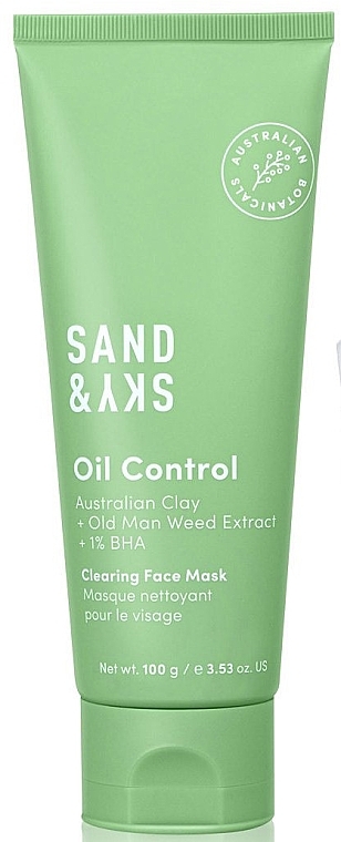 Маска для обличчя - Sand & Sky Oil Control Clearing Face Mask — фото N1