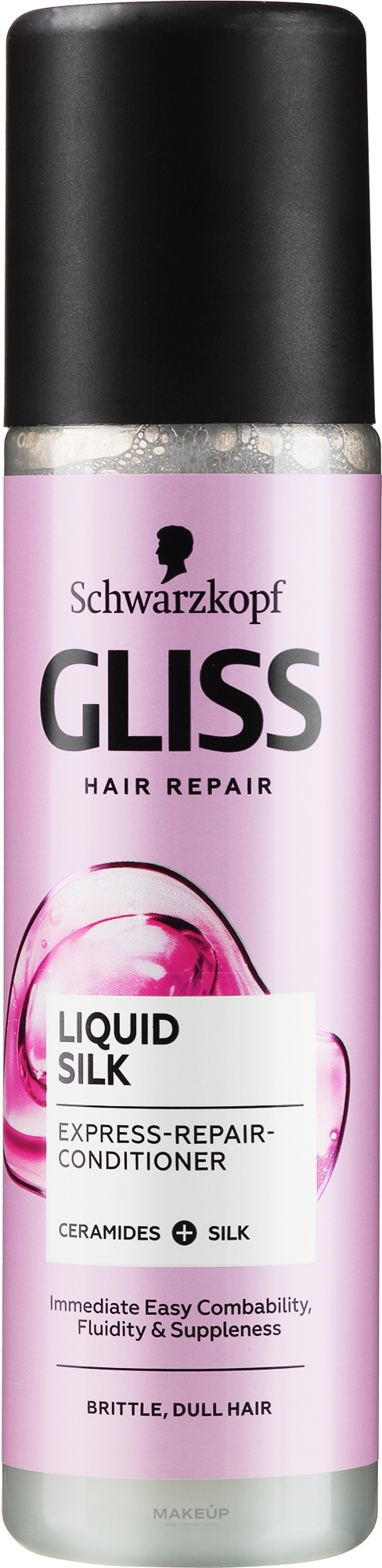 Експрес-кондиціонер для ламкого та тьмяного волосся - Schwarzkopf Gliss Kur — фото 200ml