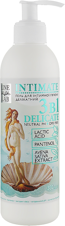 Гель для інтимної гігієни 3 в 1 "Делікатний" - Line Lab Intimate Delicate — фото N3