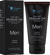 Ультралегкий зволожувальний гель для обличчя - The Organic Pharmacy Men Ultra Light Moisture Gel — фото N2