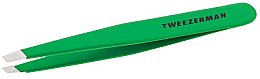 Духи, Парфюмерия, косметика Пинцет косметический, зеленый - Tweezerman Slant Tweezer Green Apple