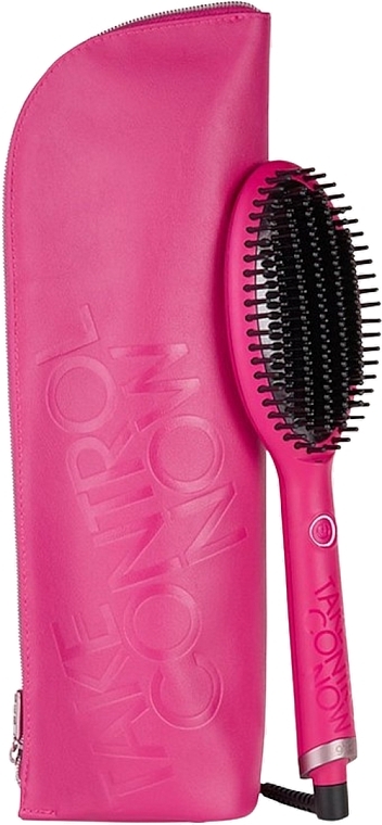 Расческа-выпрямитель - Ghd Glide Hot Brush Pink Edition — фото N2