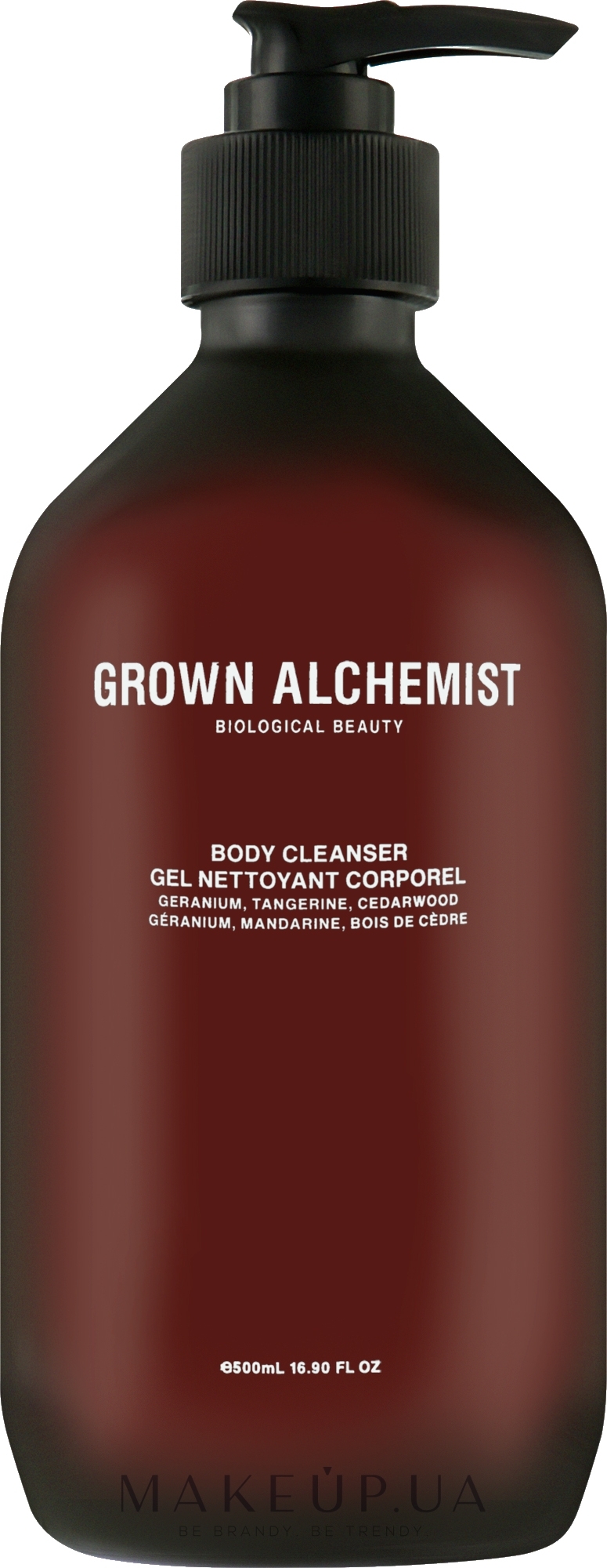 Гель для душа - Grown Alchemist Body Cleanser Geranium, Tangerine, Cedarwood — фото 500ml