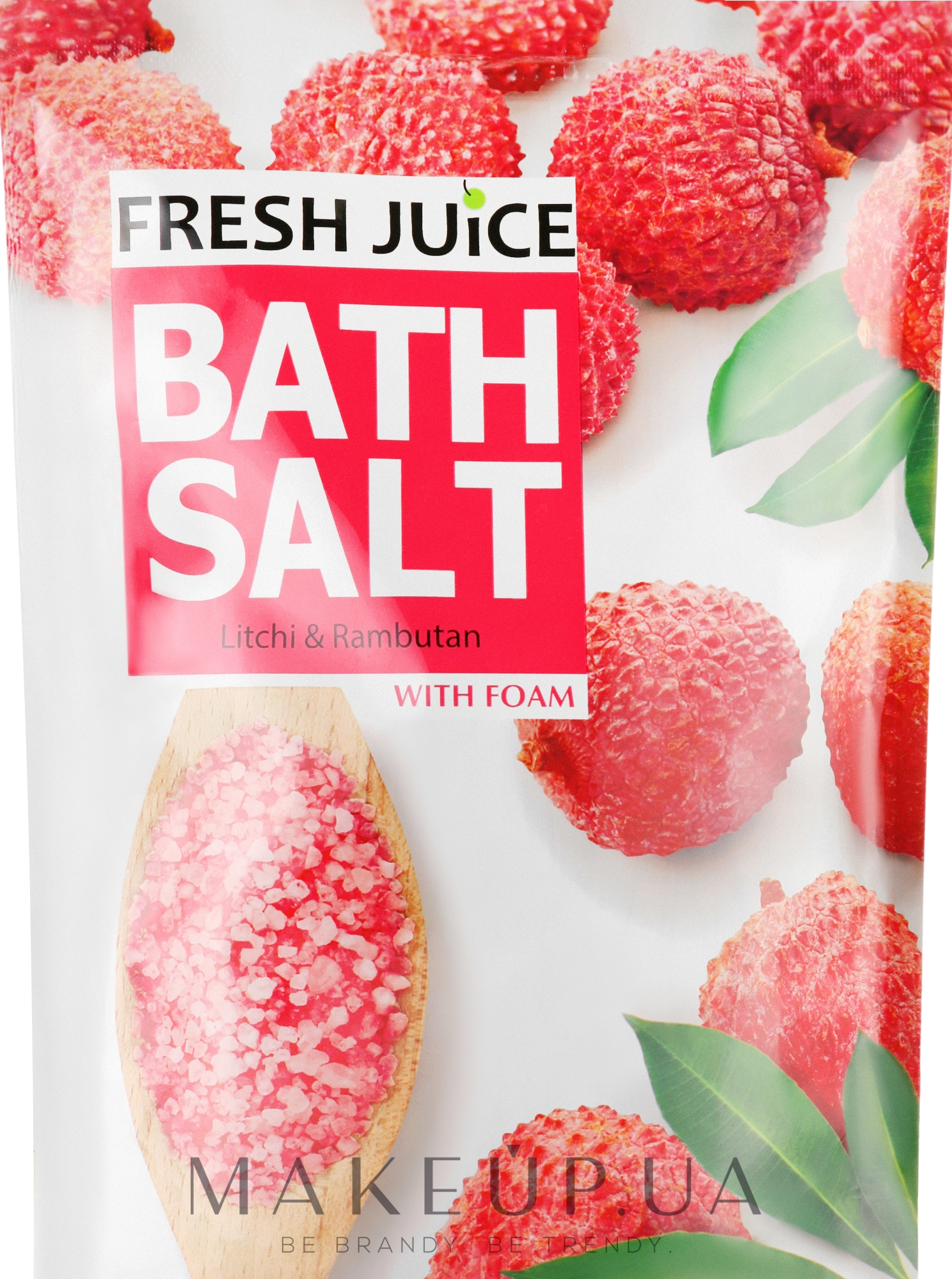 Соль для ванны дой-пак - Fresh Juice Litchi & Rambutan — фото 500g