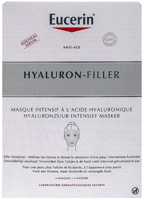 Интенсивная маска с гиалуроновой кислотой - Eucerin Hyaluron-Filler Intensive Mask — фото N3