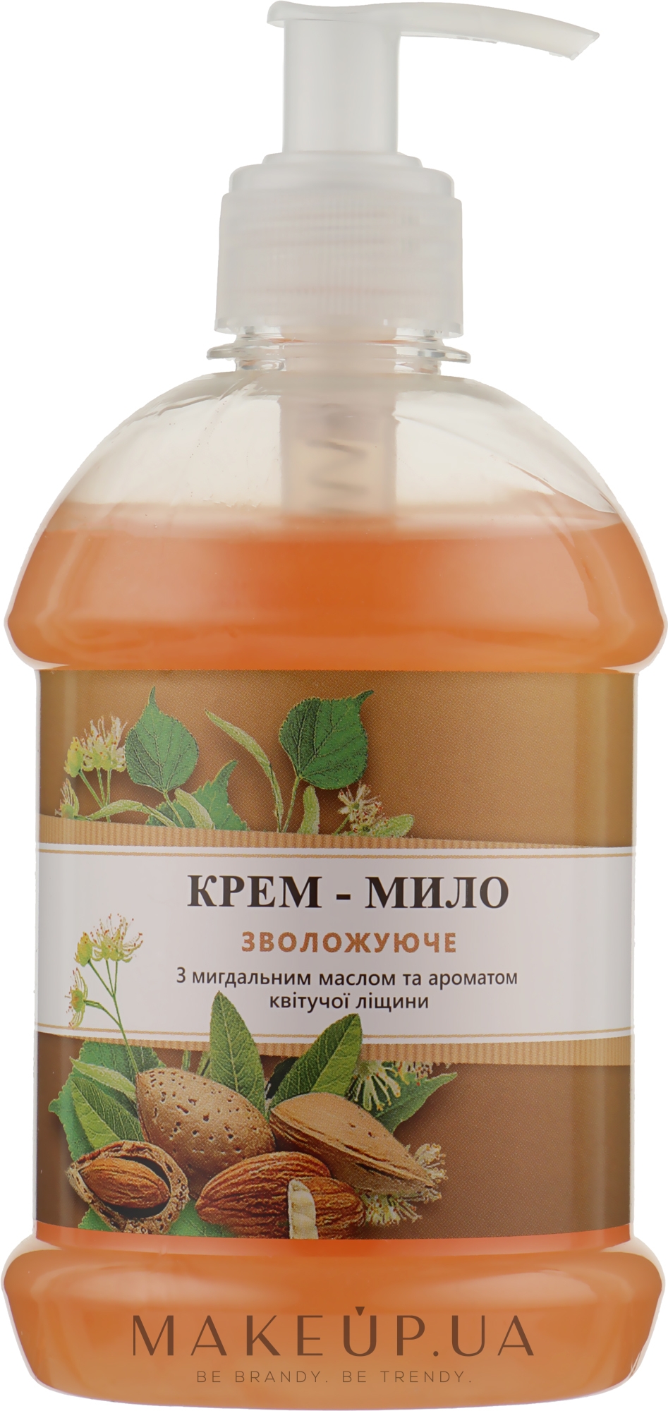 Крем-мило зволожувальне з мигдалевою олією й ароматом квітучої ліщини - Fito Product — фото 500ml