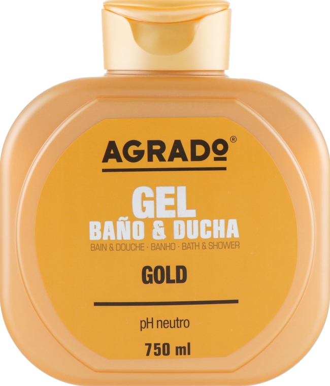 Гель для душа "Gold" - Agrado Gold Bath and Shower Gel