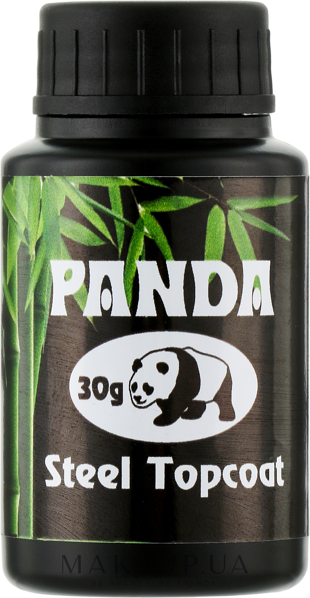Надглянцевий топ без липкого шару у банці - Panda Steel Topcoat — фото 30g