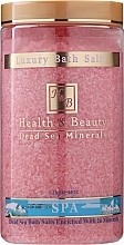 Духи, Парфюмерия, косметика Соль Мертвого моря для ванны - Health & Beauty Dead Sea Minerals Luxury Bath Salts, Pink