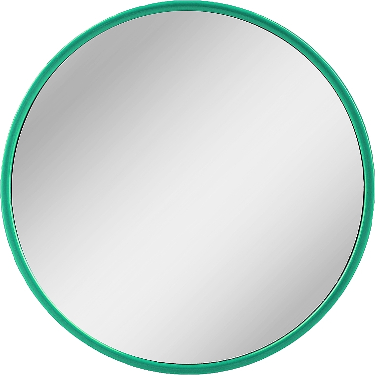 Зеркало круглое, карманное, бирюзовое - Inter-Vion — фото N1
