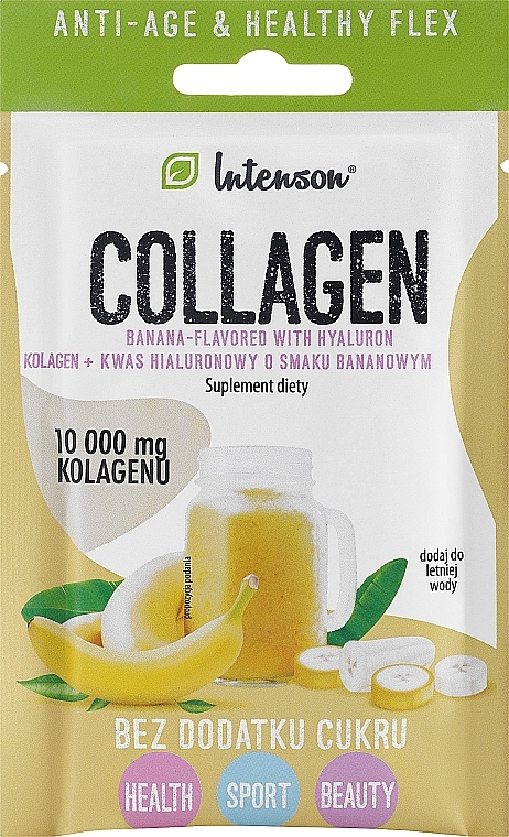 Гідролізат колагену зі смаком банана - Intenson — фото N1