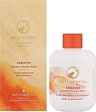 Энзимная осветляющая пудра для умывания - HoliFrog Sunapee Sacred-C Brightening Powder Wash — фото N2