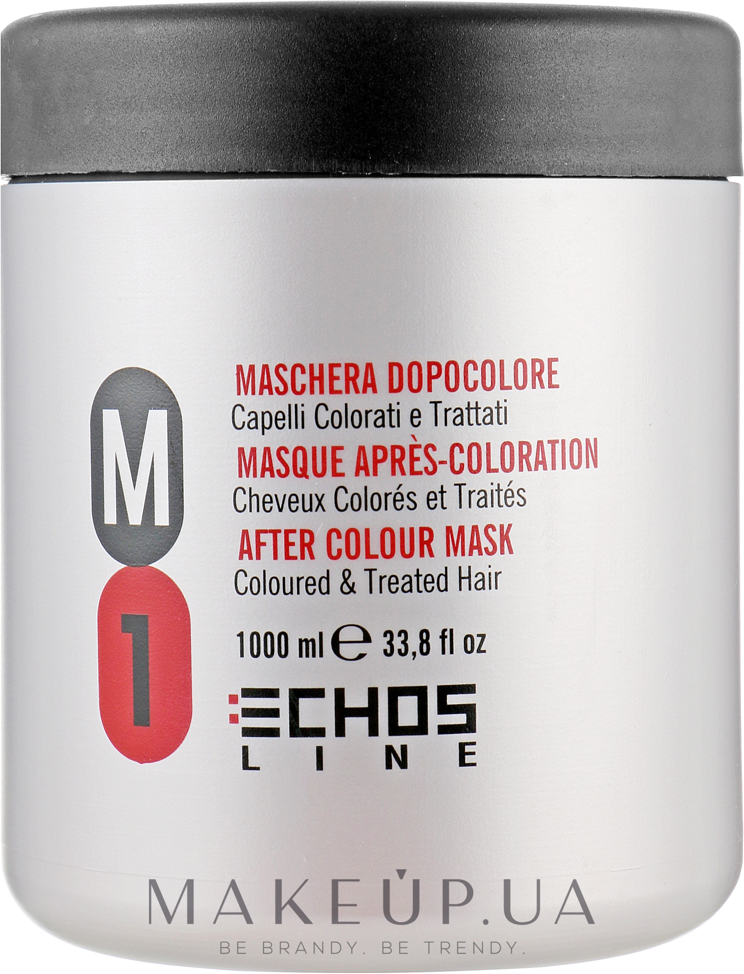 Маска для фарбованого та пошкодженого волосся - Echosline М1 Color Care After Color Mask — фото 1000ml