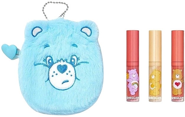 Набор жидких помад - Sheglam X Care Bears Share A Smile Lip Set — фото N1