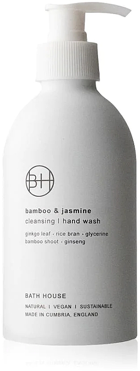 Мыло для рук с бамбуком и жасмином - Bath House Bamboo&Jasmine Hand Wash — фото N1
