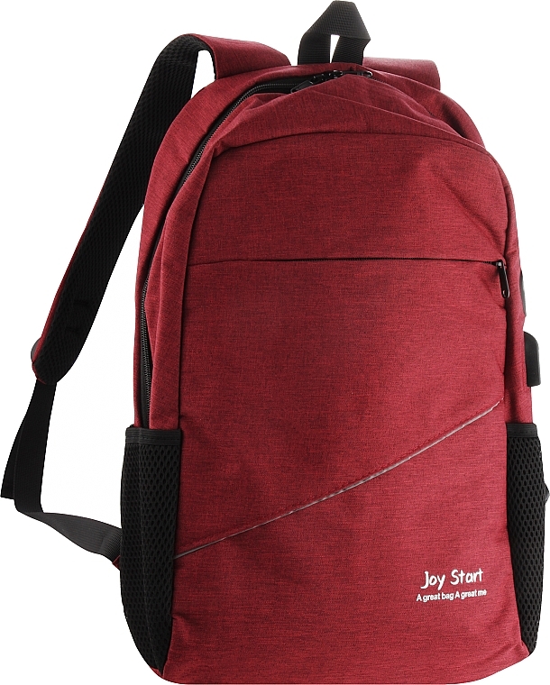 Рюкзак многофункциональный - YMM BP-10 размер 29х45х14 см, красный — фото N1