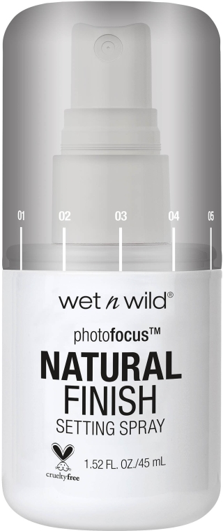 Спрей для фиксации макияжа - Wet N Wild Photofocus Natural Finish Setting Spray — фото N1