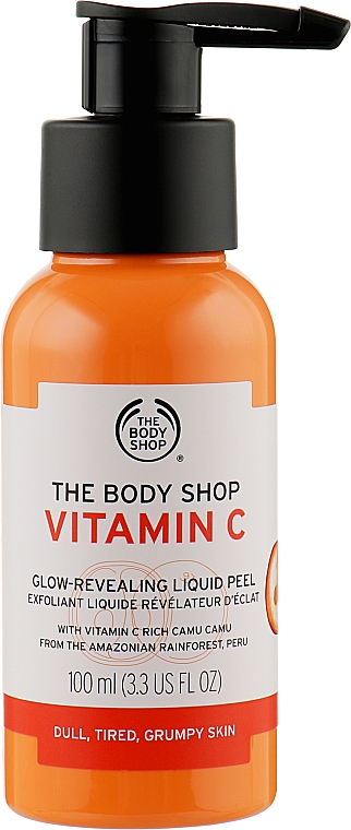 Жидкий пилинг для лица "Витамин С" - The Body Shop Vitamin C Glow-Revealing Liquid Peel — фото N1
