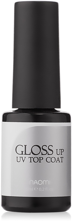 Закрепитель гель-лака глянцевый - Naomi Gel Gloss Up UV Top Coat