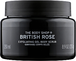 Отшелушивающий гель-скраб для тела - The Body Shop British Rose Exfoliating Gel Body Scrub — фото N1