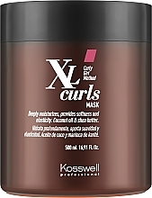 Маска для в'юнкого волосся - Kosswell Professional XL Curls Mask — фото N1