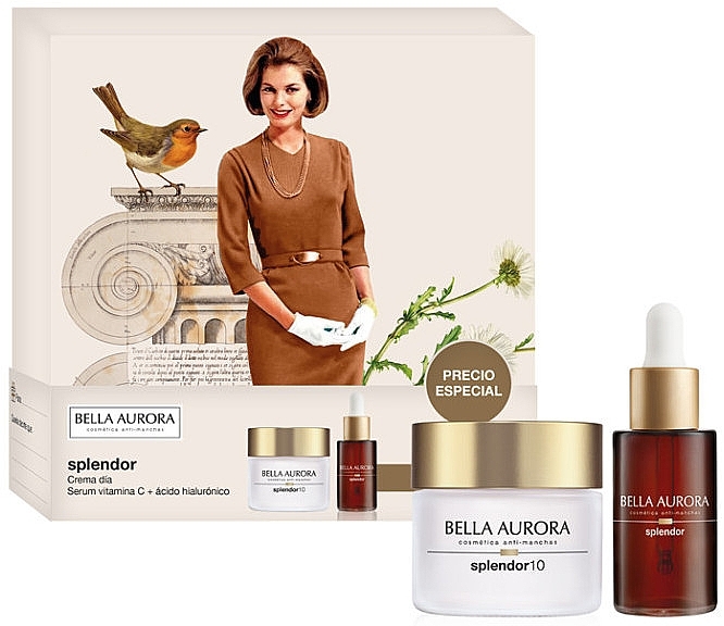 Набір - Bella Aurora Splendor 10 Gift Set (f/cr/50ml + f/ser/30ml) — фото N1