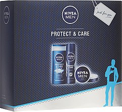 Парфумерія, косметика Набір - NIVEA Protect & Care (s/g/250ml + deo/150ml + cr/30ml)