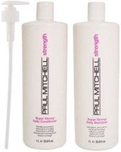 Духи, Парфюмерия, косметика Набор - Paul Mitchell Strength Litre Duo (shm/1000ml + cond/1000ml)