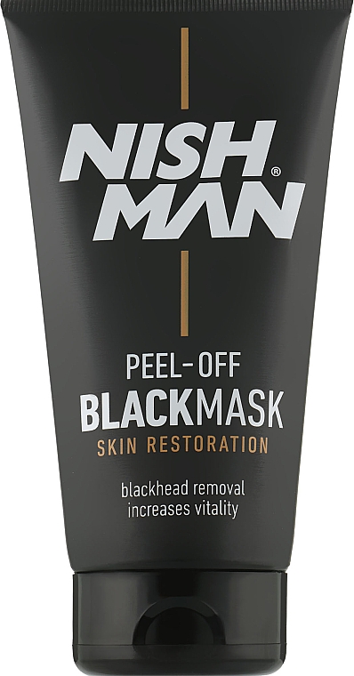Чорна маска для обличчя - Nishman Peel-Off Black Mask — фото N1