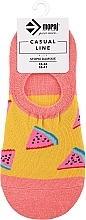 Парфумерія, косметика Жіночі шкарпетки «Фрукти», жовті - Moraj Casual Line