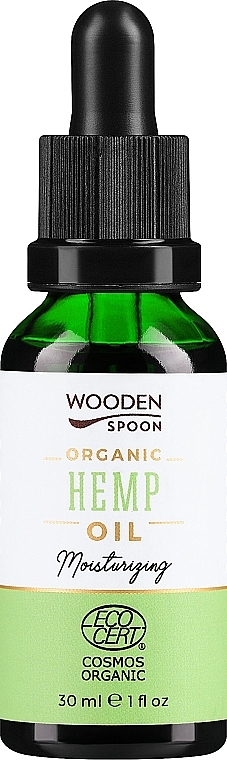 Олія конопляна - Wooden Spoon Organic Hemp Oil — фото N1