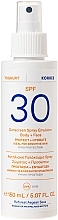 Парфумерія, косметика Сонцезахисна емульсія для обличчя й тіла - Korres Yoghurt Sunscreen Spray Emulsion Face & Body SPF30