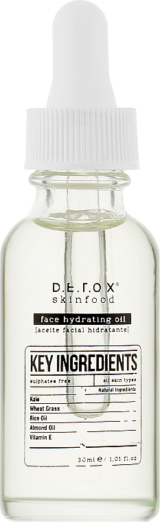 Олія для шкіри зі зволожувальним ефектом - D.E.T.O.X Skinfood Key Ingredients — фото N2
