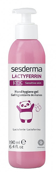 Антибактеріальний гель для рук, дитячий - Sesderma Laboratories Lactyferrin Kids Sensitive Skin — фото N1